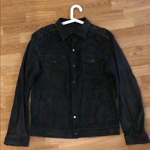 Zegna Sport XL olive trucker jacket.